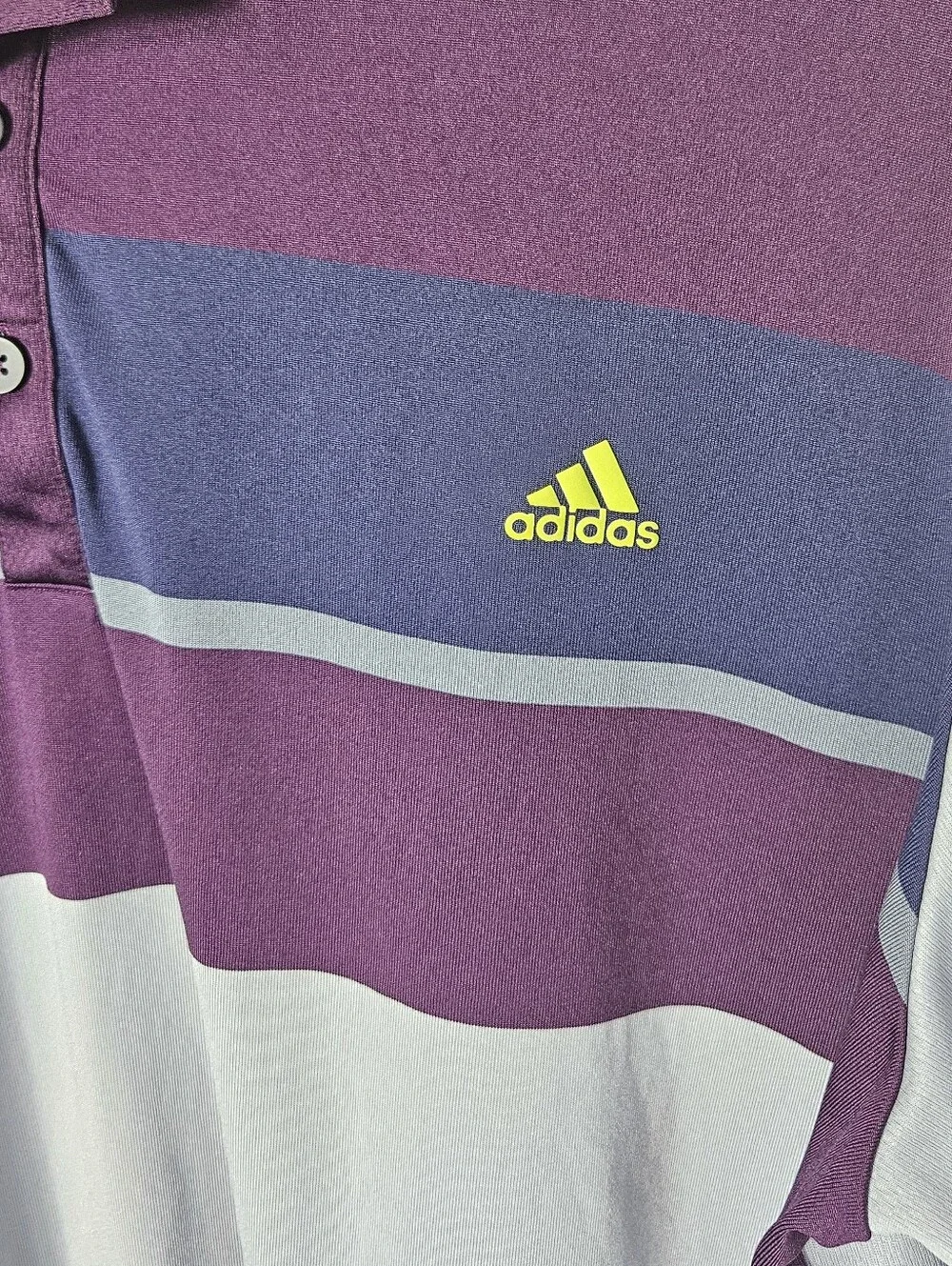 Men's Adidas Climacool Short Sleevr Gray Polo, Size 2XL